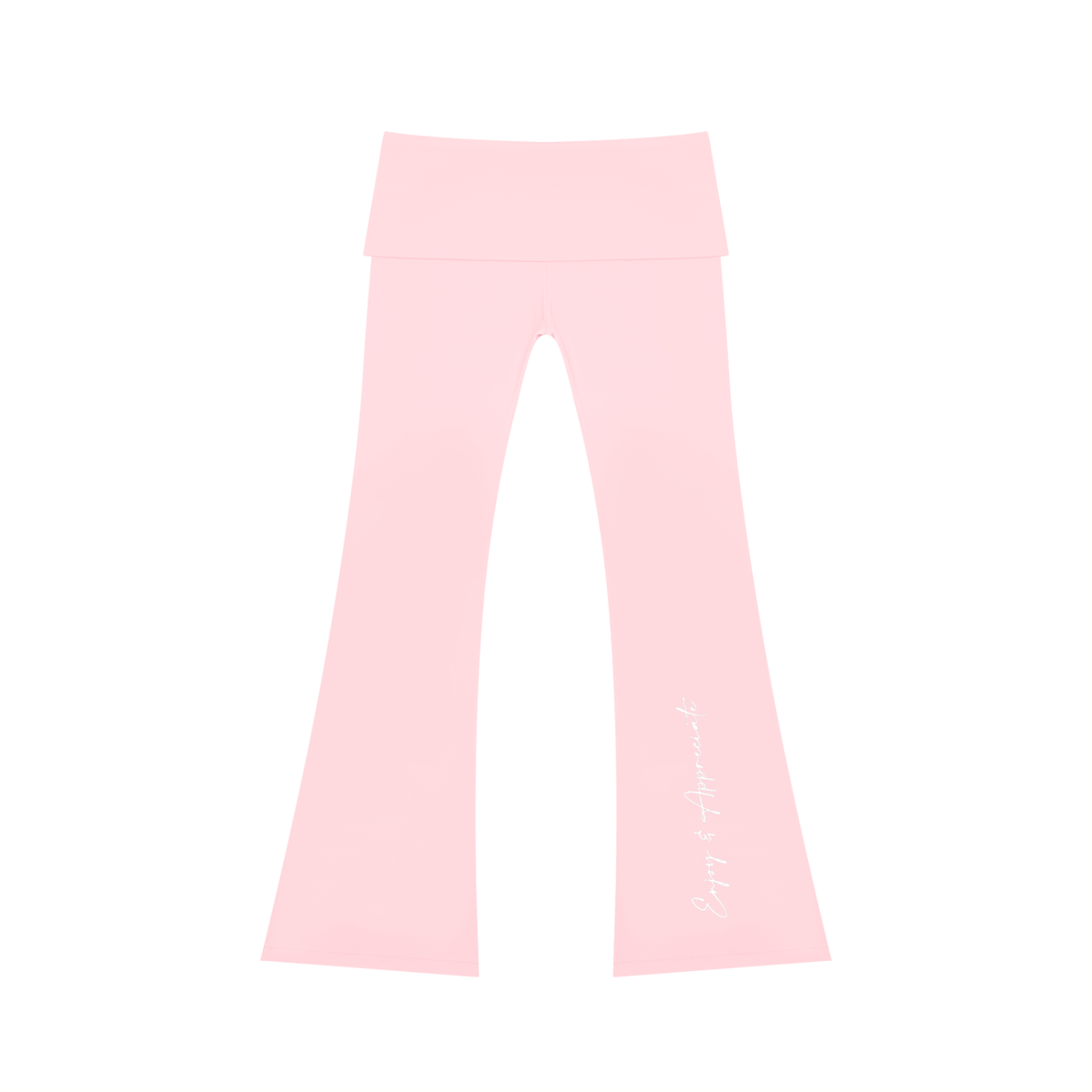 Fold Over Flared leggings