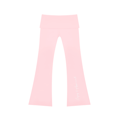 Fold Over Flared leggings