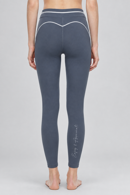 High Rise Topstitching Leggings by Lilliroa, image 3