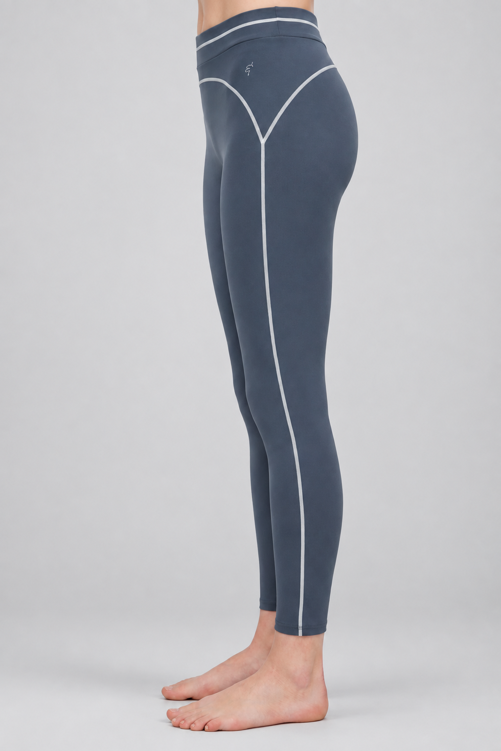 High Rise Topstitching Leggings by Lilliroa, image 4
