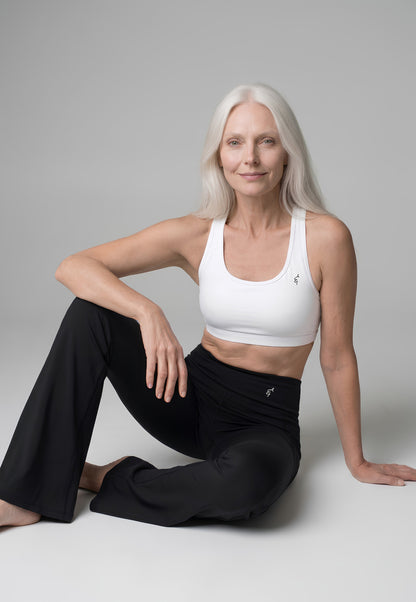 Fold Over Flared leggings