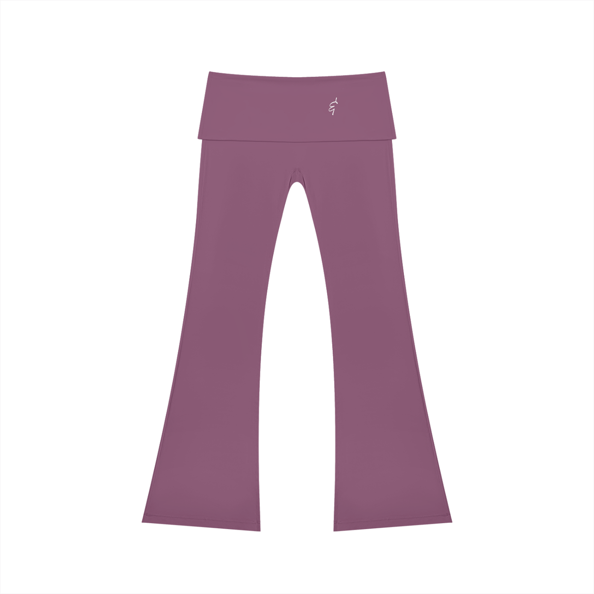 Fold Over Flared leggings