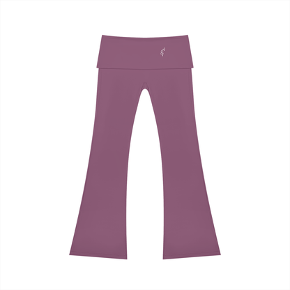 Fold Over Flared leggings