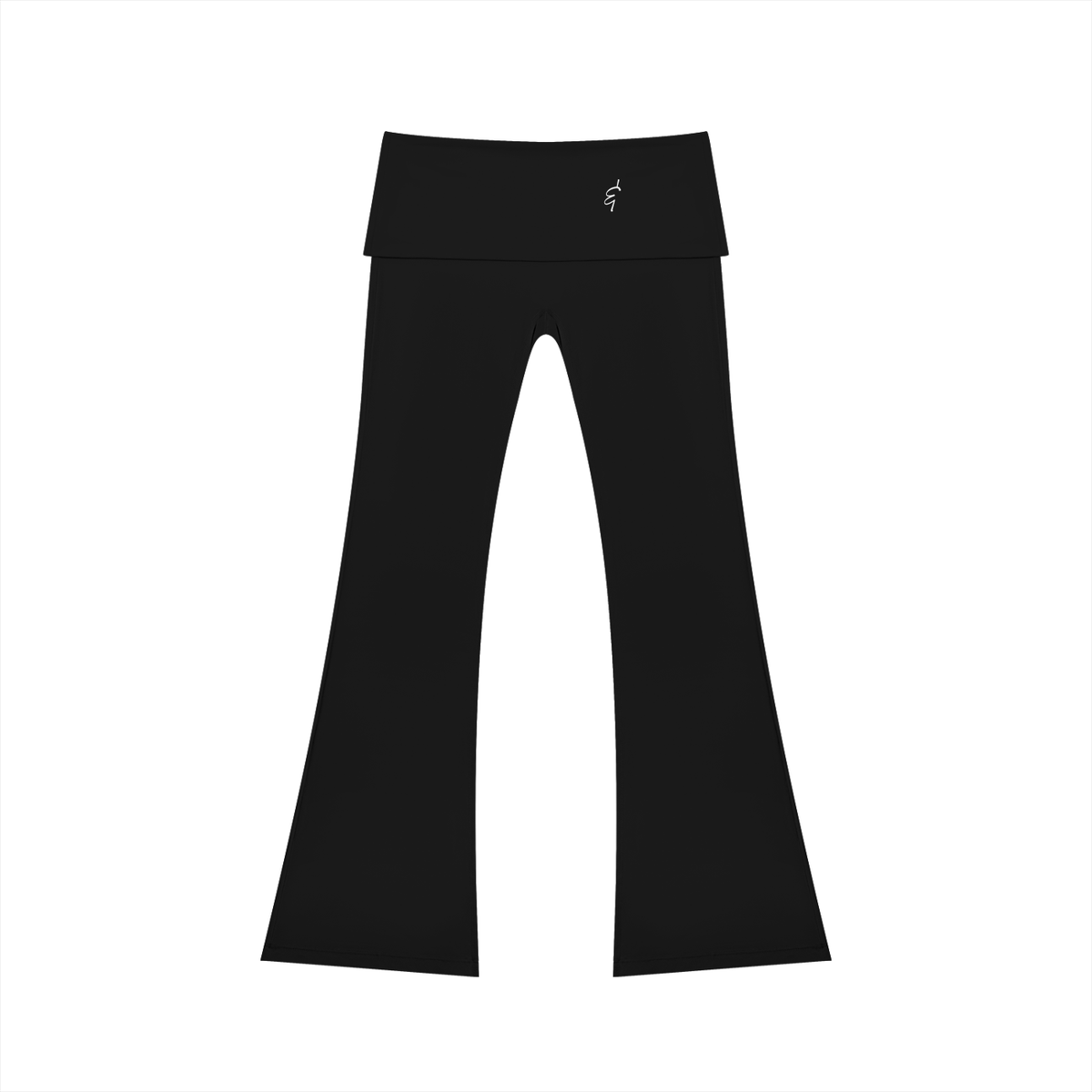 Fold Over Flared leggings