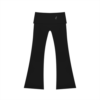 Fold Over Flared leggings