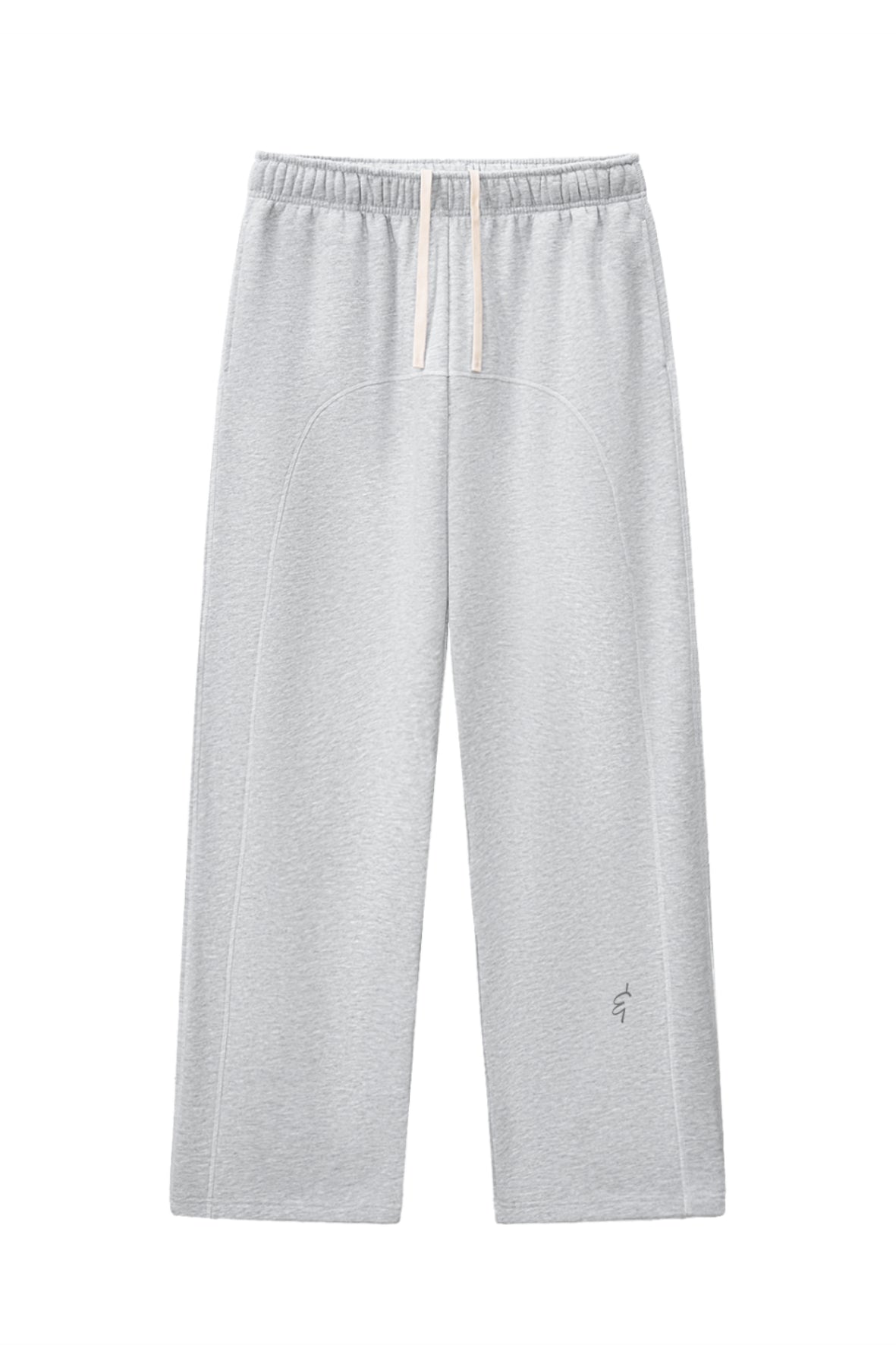 Fleece Sweatpants With Contrast Stitching