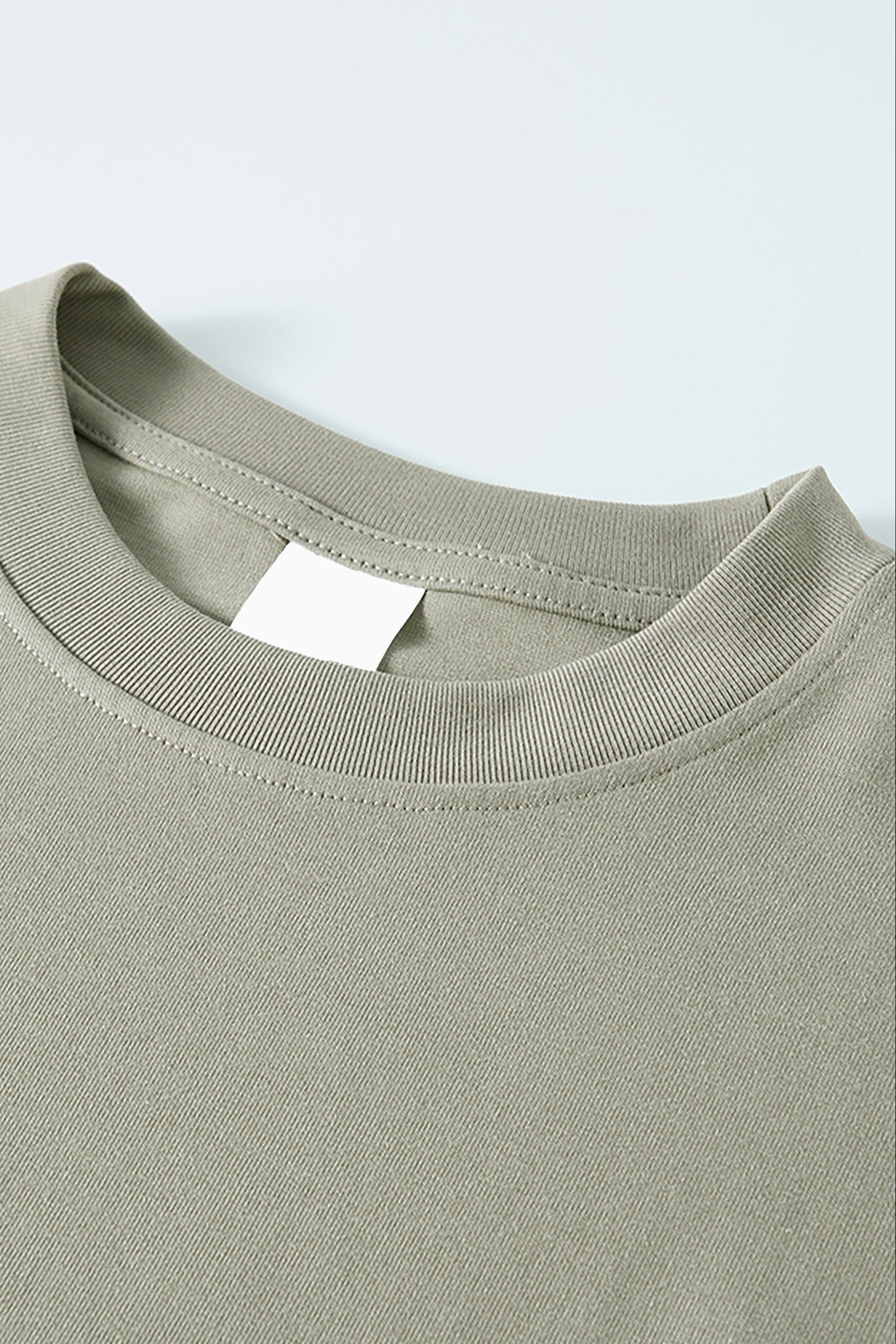 Overdimensjonert langermet unisex T-skjorte