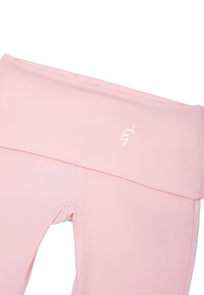Fold Over Flared leggings