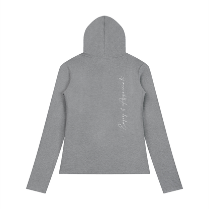 Slim Half-Button Hoodie by Lilliroa, image 9