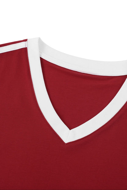 Norway Edition Crop T-Shirt in red by Lilliroa, image 3