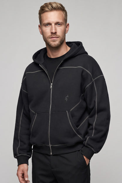 Fleece Zip Hoodie by Lilliroa, image 1