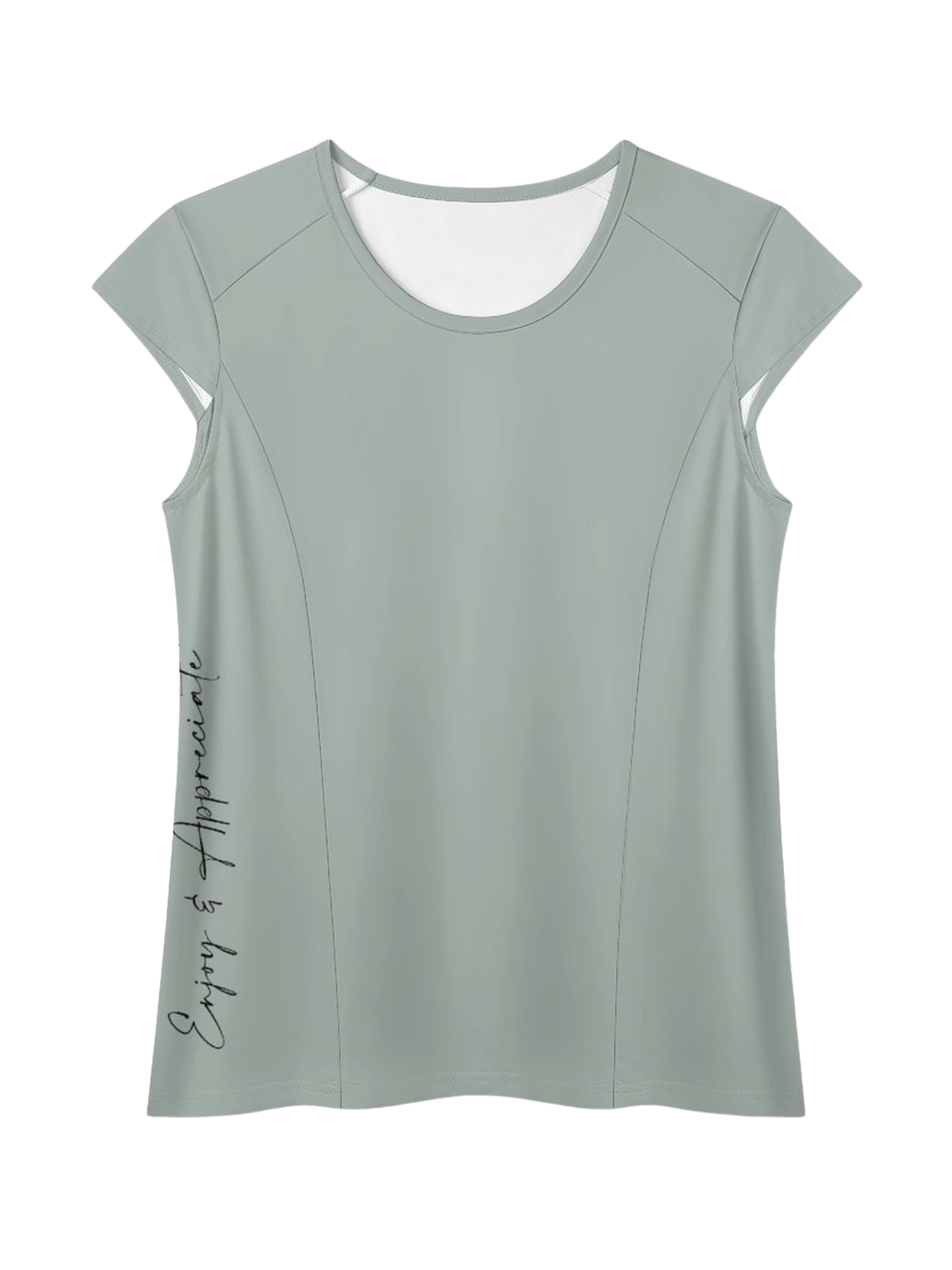 T-shirt in Ice Silk