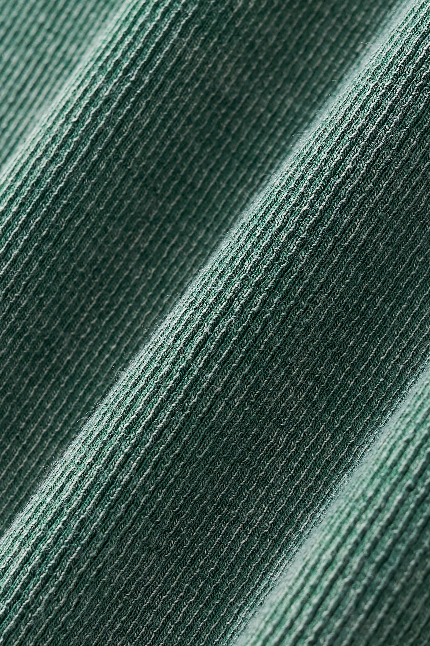 Close-up of green textured fabric