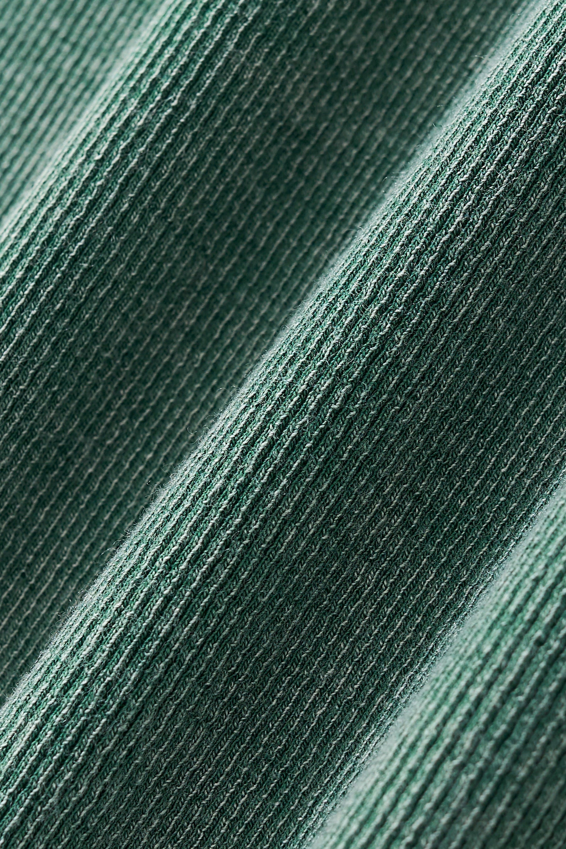 Close-up of green textured fabric