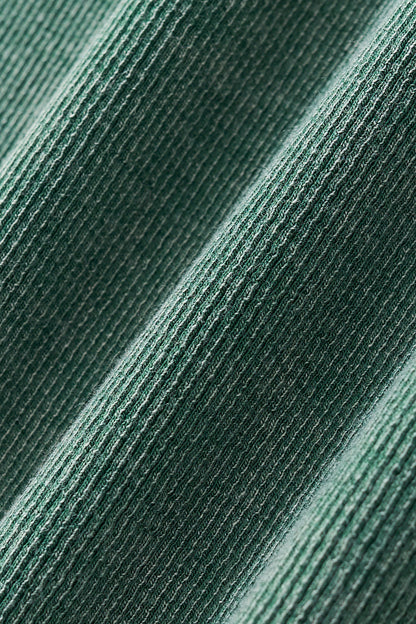 Close-up of green textured fabric