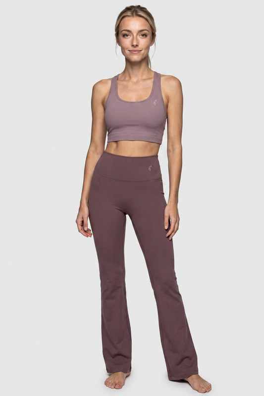 High-Waisted Seamless Flared Leggings