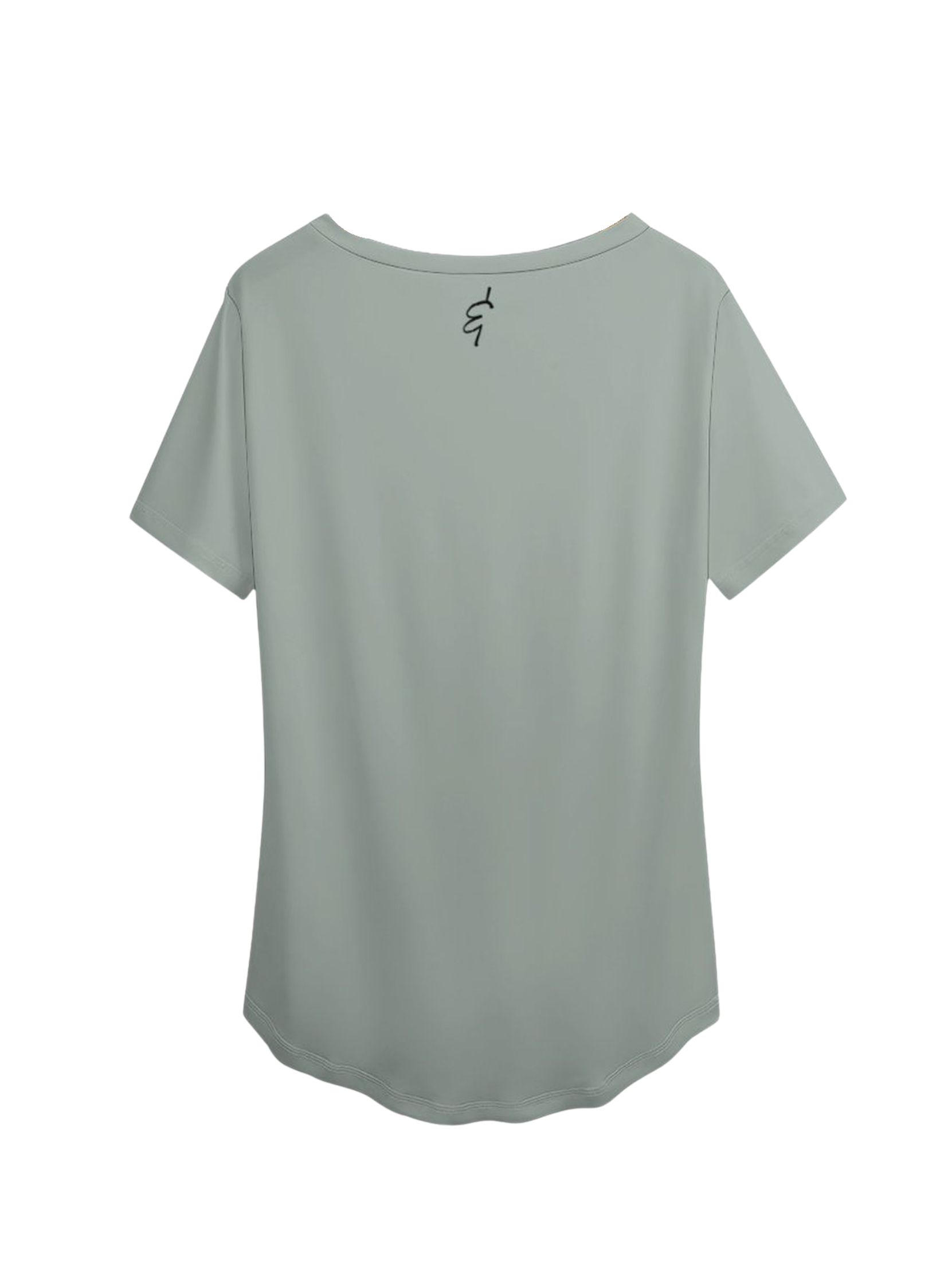 Light gray t-shirt on a white background