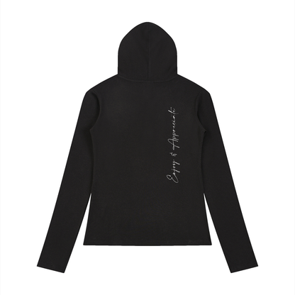 Slim Half-Button Hoodie by Lilliroa, image 8