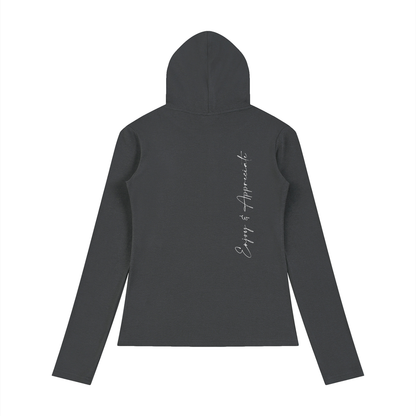 Slim Half-Button Hoodie by Lilliroa, image 6