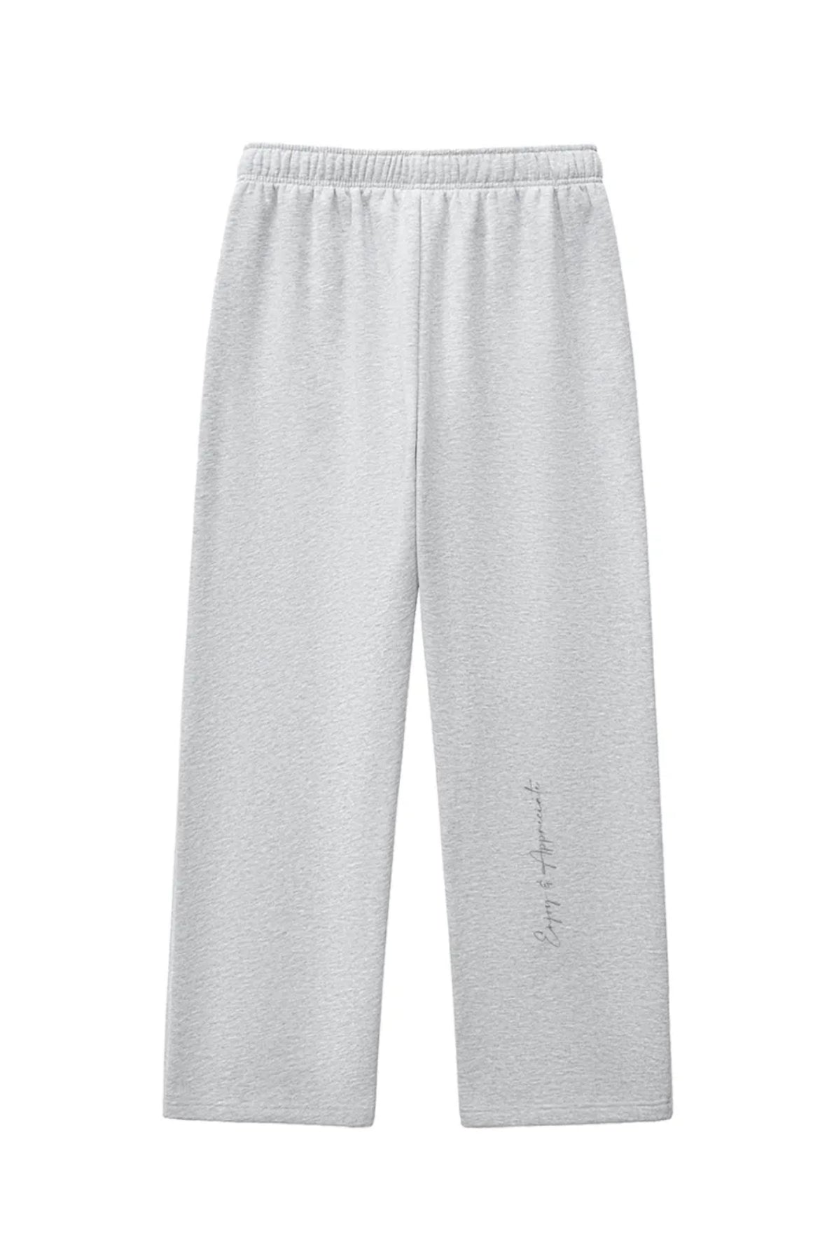 Fleece Sweatpants With Contrast Stitching
